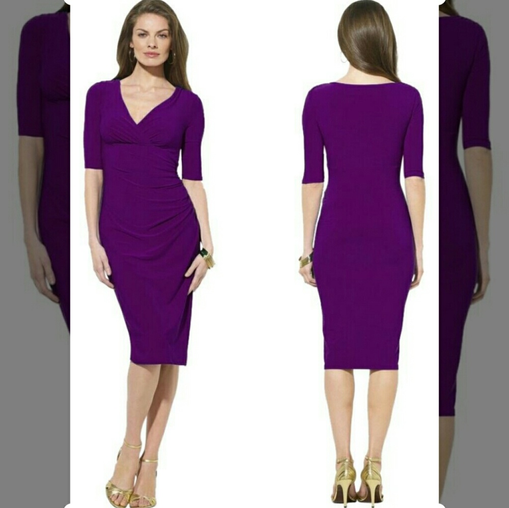 Purple Ralph Lauren dress